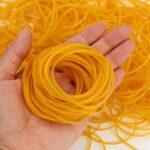 Natural Latex Rubber Band Transparent Yellow Natural Rubber Band