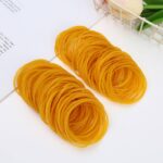Natural Latex Rubber Band Transparent Yellow Natural Rubber Band