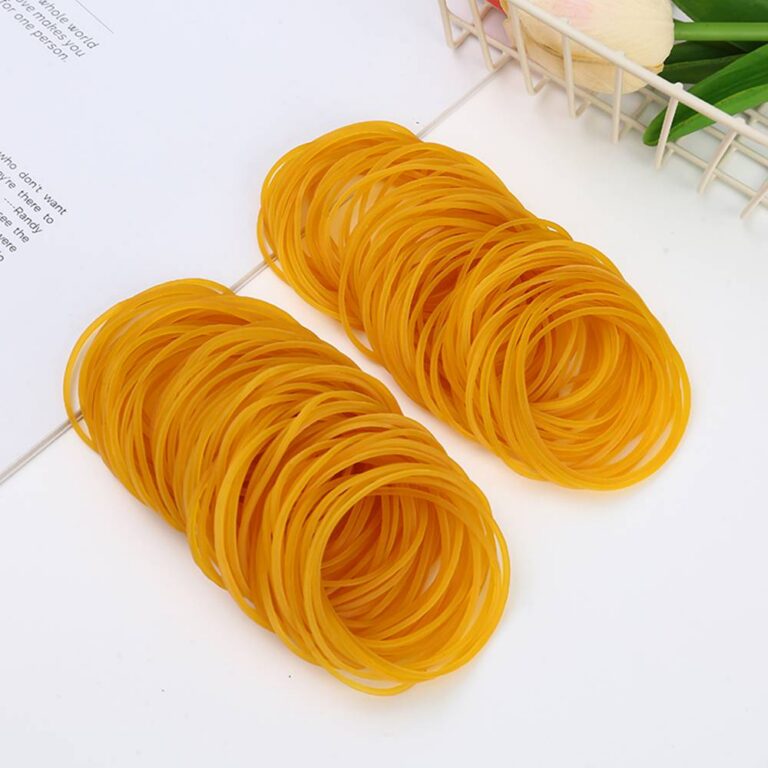 Natural Latex Rubber Band Transparent Yellow Natural Rubber Band
