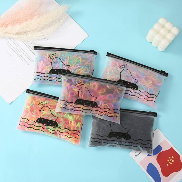 TPU Elastic Band Children's Hair Tie Rubber Band Bagged 1