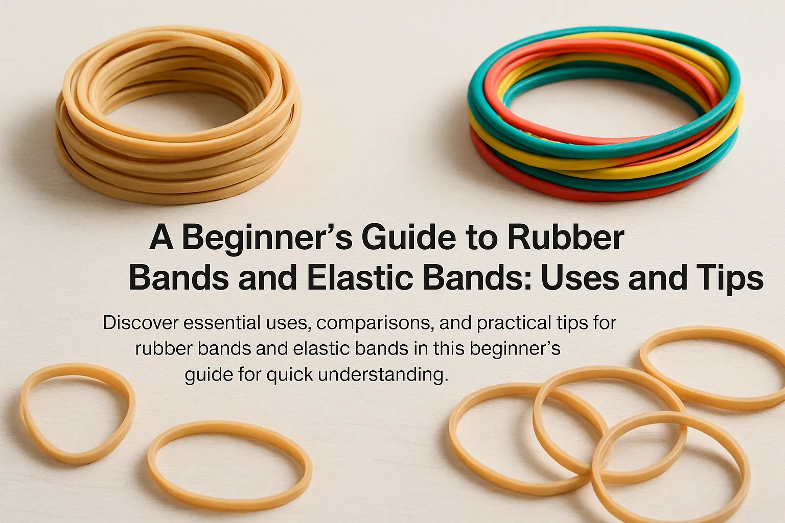 A Beginner's Guide to Rubber Bands and Elastic Bands: Uses and Tips hero image
