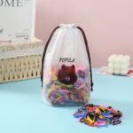 TPU Elastic Band Children's Hair Tie Rubber Band Bagged 2