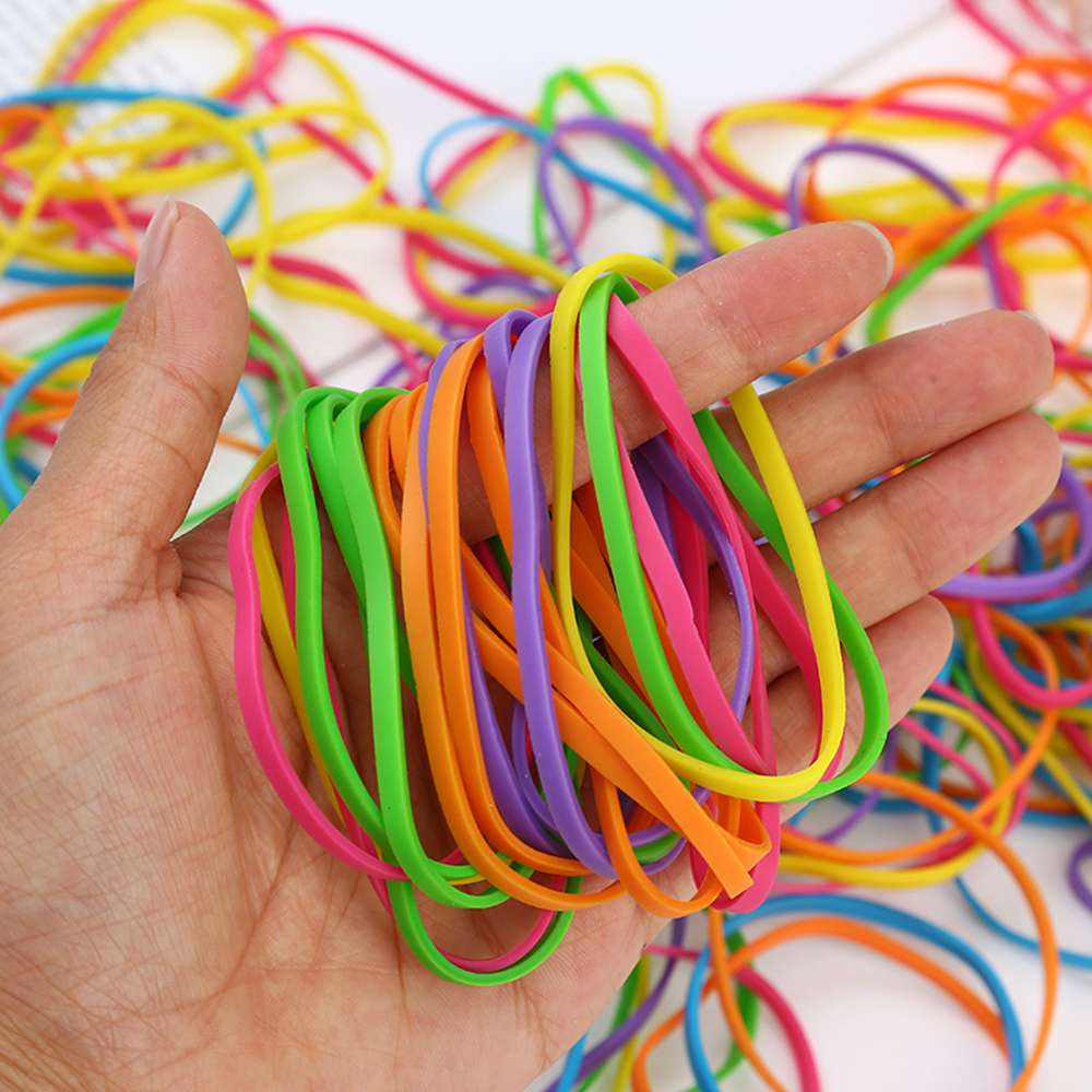 Synthetic Rubber Elastic Band Mixed Color Synthetic Rubber Band