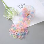 TPU Elastic Band Children's Hair Tie Rubber Band Canned
